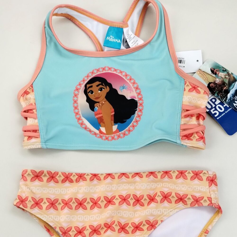 Disney Moana, 2 Piece Swimsuit Brand New with Tags. Size 6X